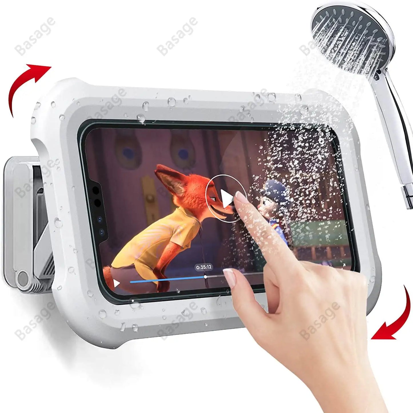 Wall Mounted Phone Holder for Bathroom