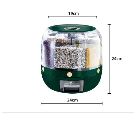 360 Degree Rotating Rice Dispenser | Yazijico™