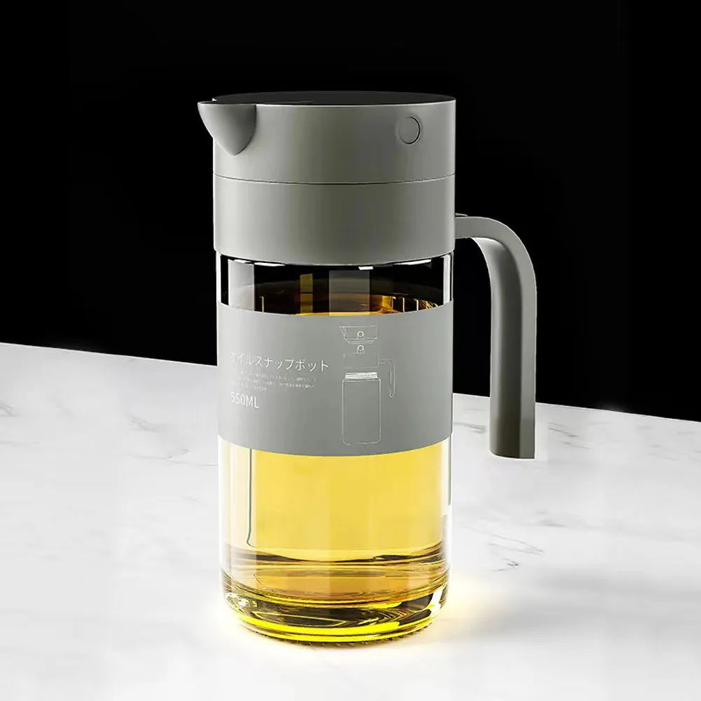 Automatic Press Seasoning Bottle Anti-leak Refillable  Oil  | Yazijico™