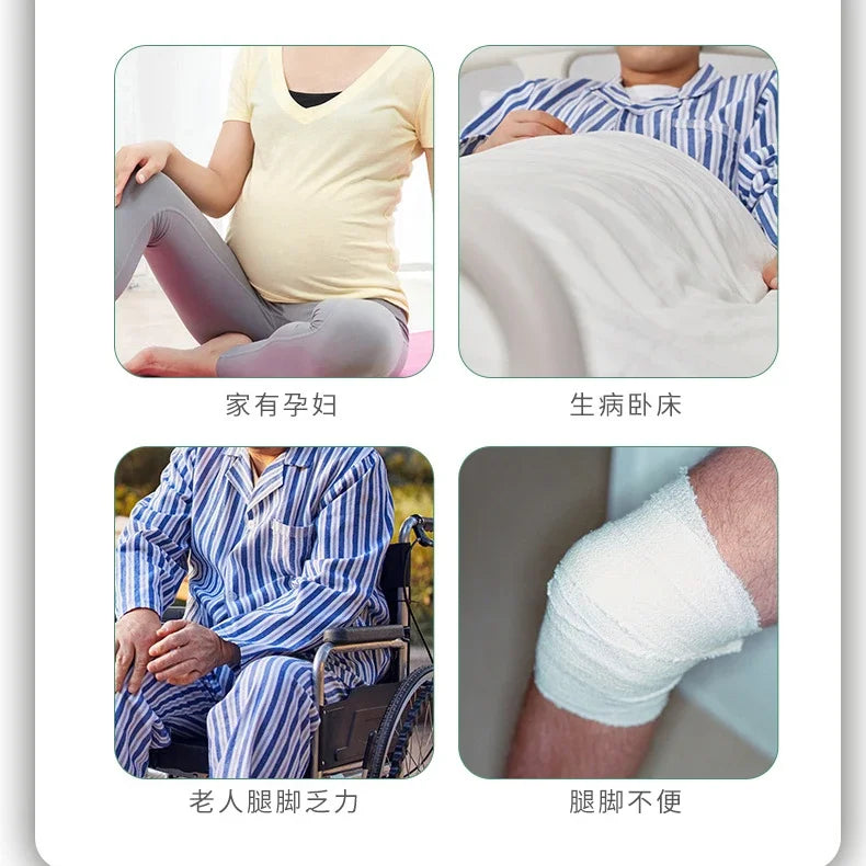 Foldable Toilet Seat Chair Adjustable Soft Adult Commode Portable Heavy Duty For Elderly Pregnant Removable No-Slip Feet