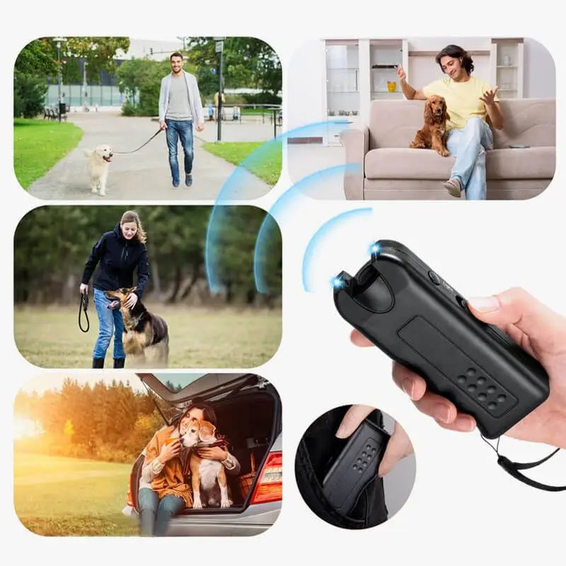 Yazijico™ Ultrasonic Dog Repeller Handheld Barking Stop - Yazijico™