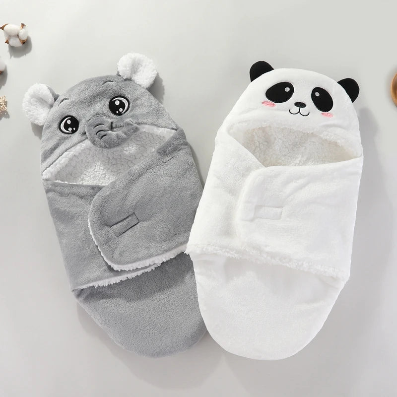 Yazijico™ Newborn Baby Wrap Blankets Soft Warm - Yazijico™