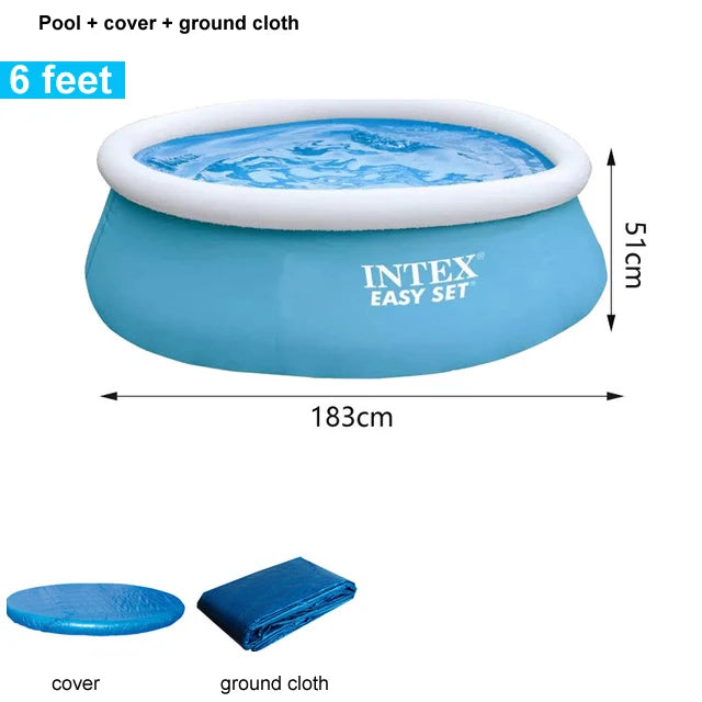 INTEX feet summer swimming pool adult inflatable ring pool | Yazijico™