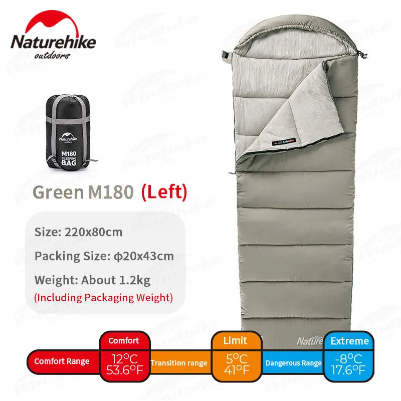 Naturehike Cotton Sleeping Bag With Hood Sleeping Bag