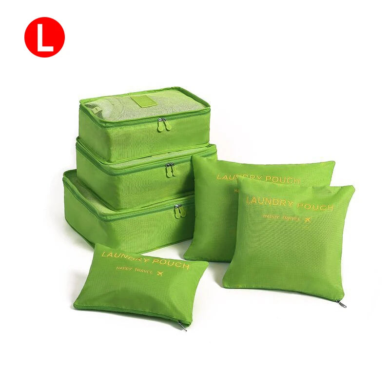 6pcs Travel Storage Organizer Bags Portable | Yazijico™