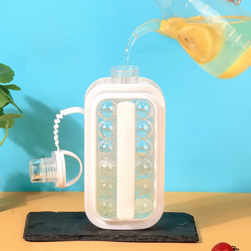 Yazijico™ 2 In 1 Ice Cube Maker Ice Fles Water - Yazijico™