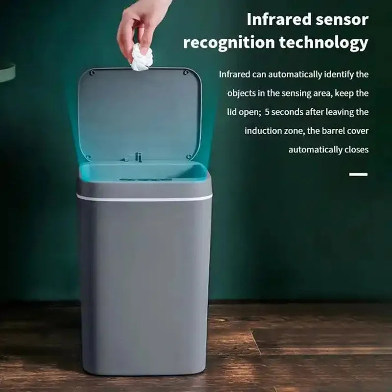 Automatic Sensor Trash Can Electric Touchless Smart | Yazijico™