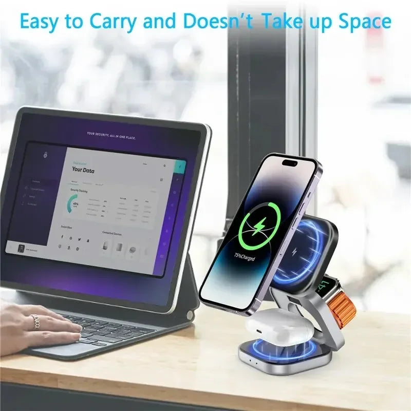Yazijico™  Magnetic Wireless Charger Stand For iPhone - Yazijico™