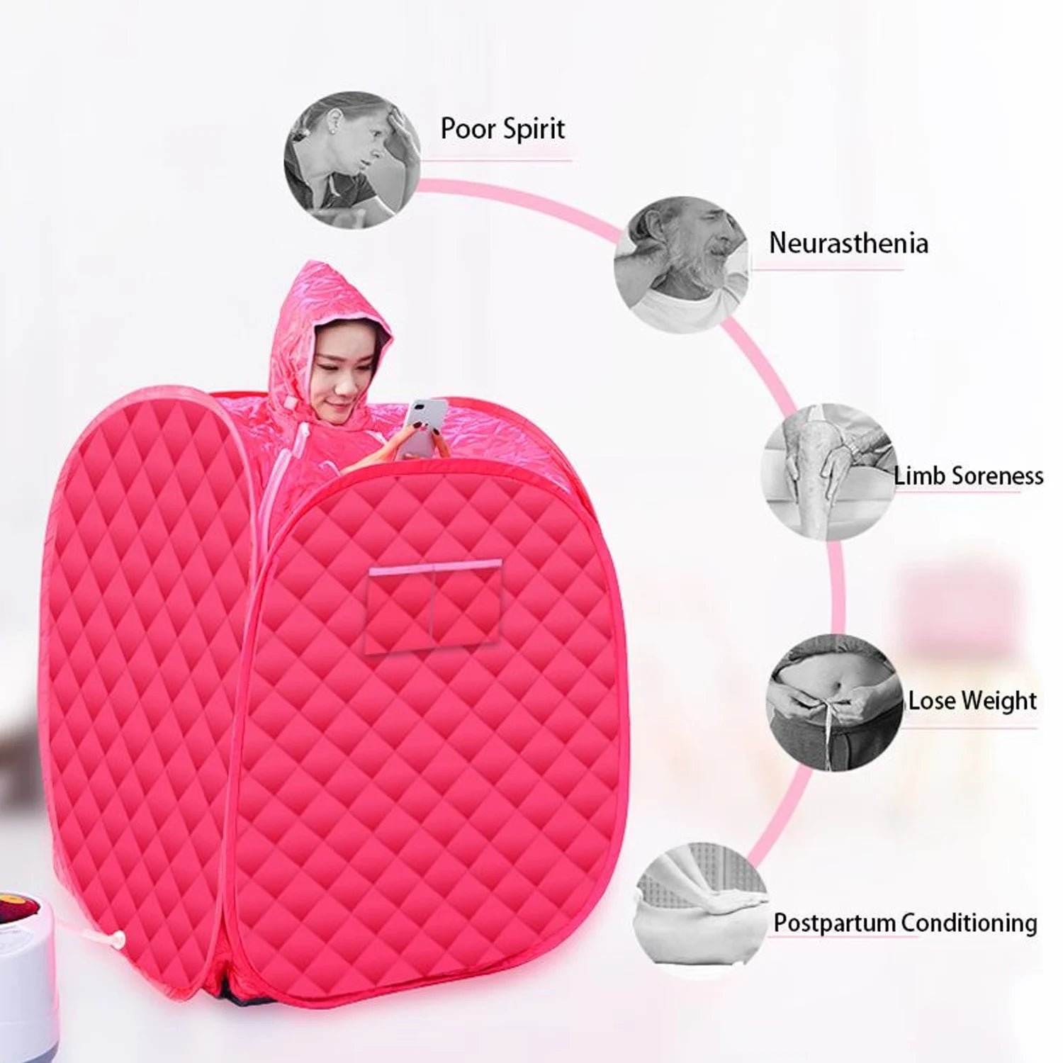 Portable Folding Steam Sauna SPA Room Tent Box | Yazijico™