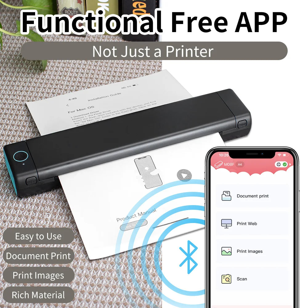 Yazijico™ Phomemo Portable Thermal Printer - Yazijico™