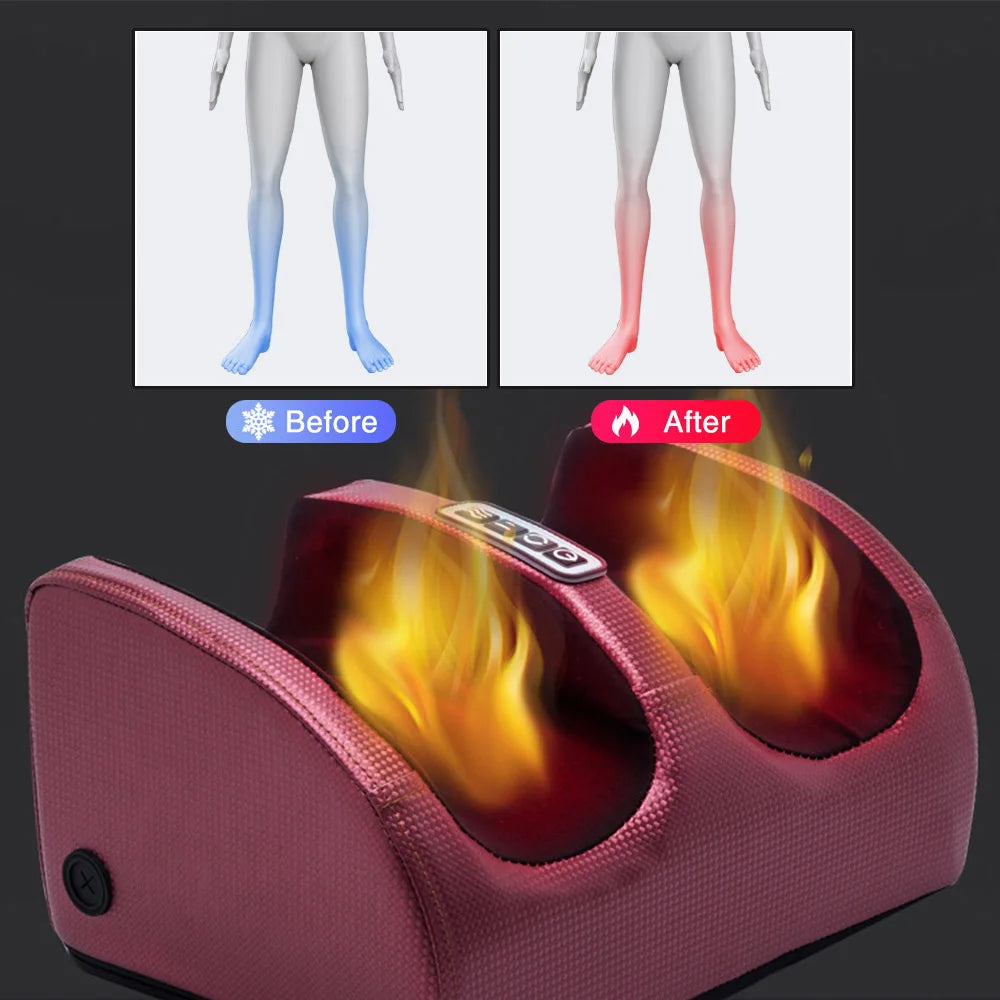 Electric Foot Massager Heating Therapy Hot Compression | Yazijico™