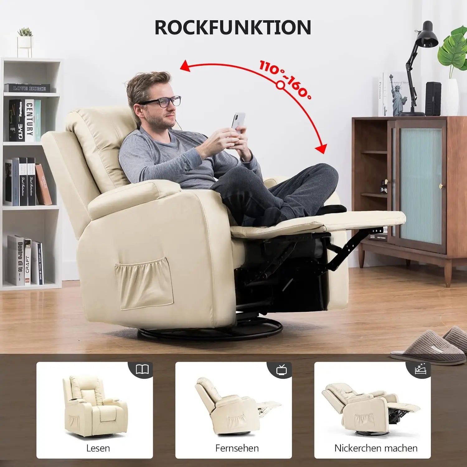 Yazijico™ Recliner Chair Massage Rocker - Yazijico™