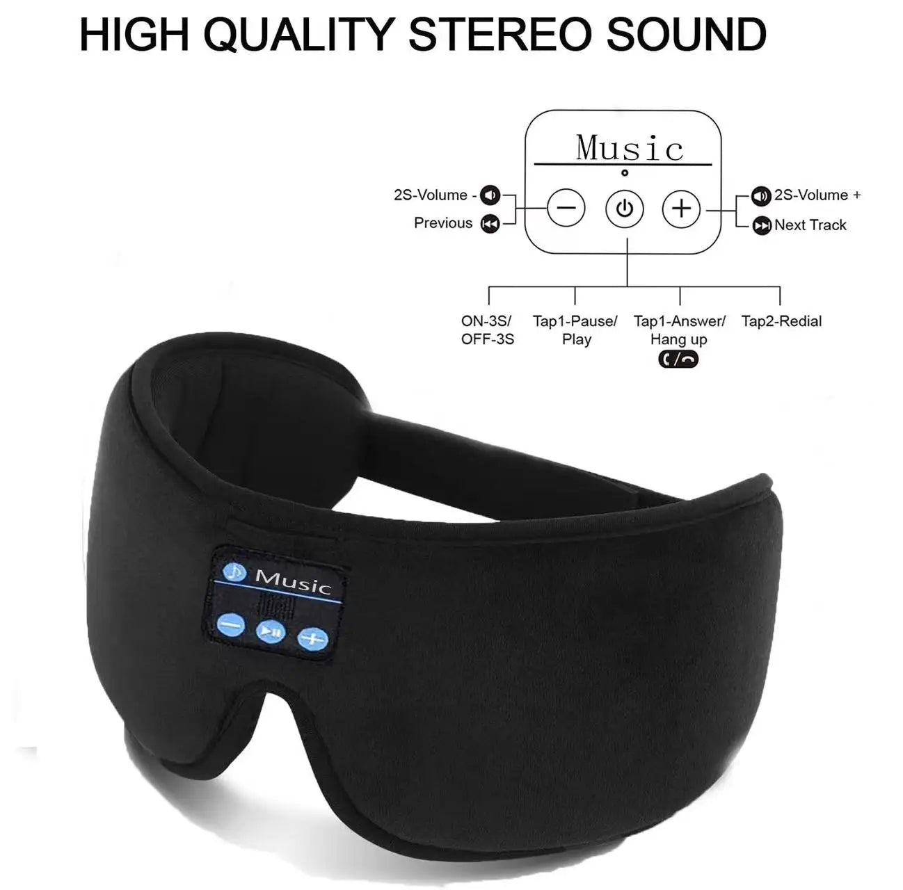 Yazijico™  Sleep Headset 3D 5.0 Headset Wireless - Yazijico™