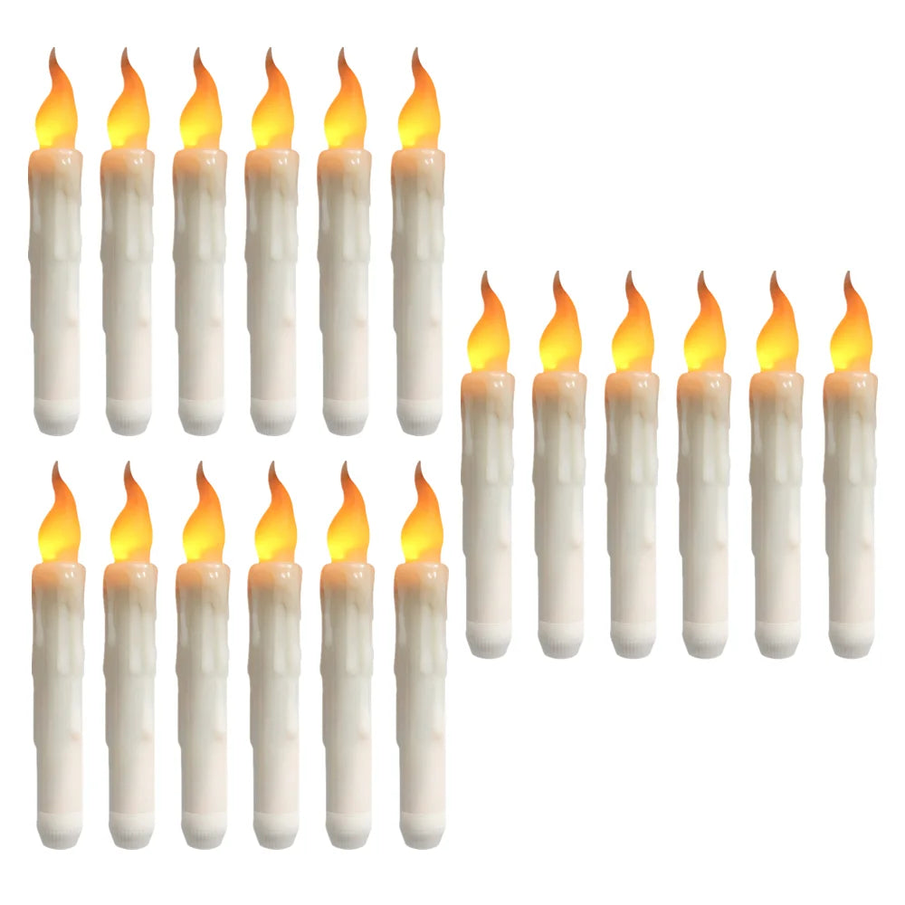 6/24Pc LED Flameless Taper Candles | Yazijico™