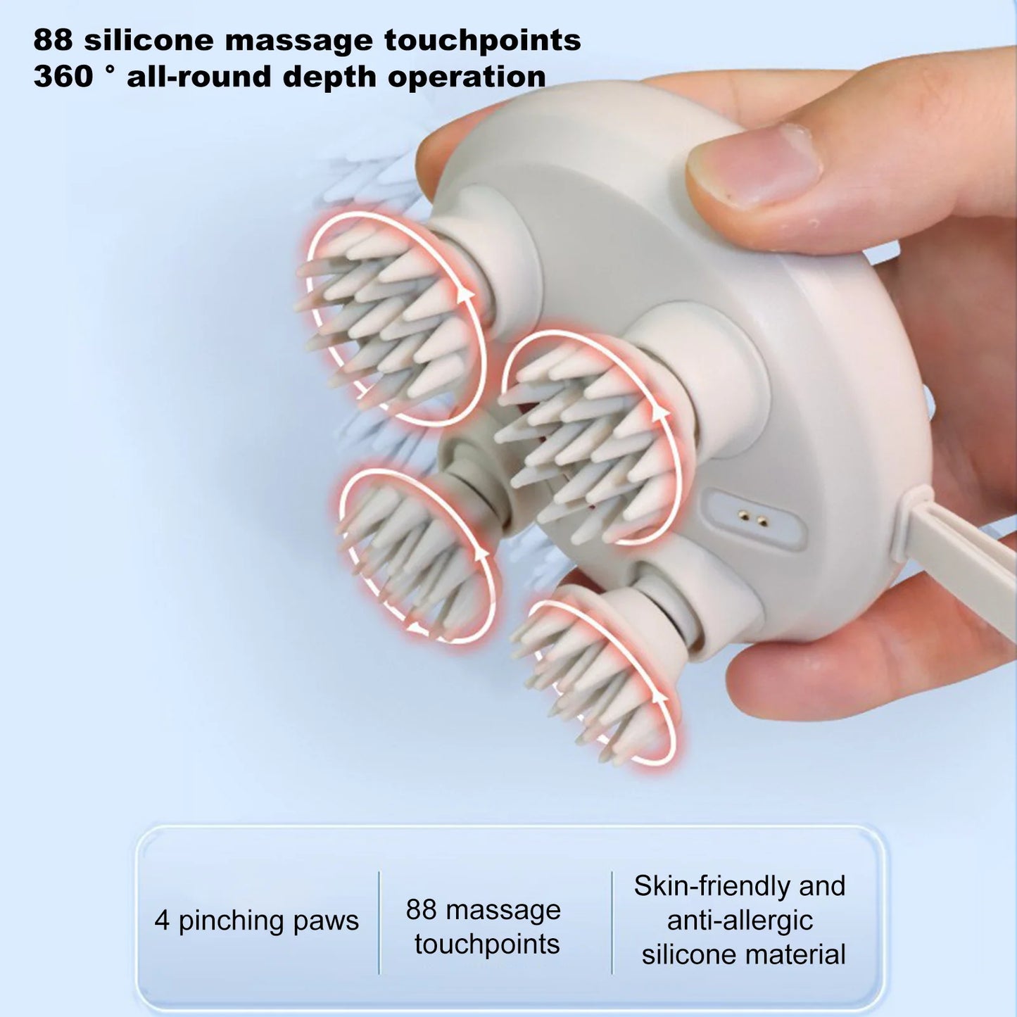 Yazijico™ Cat Massager Waterproof Soft Head - Yazijico™