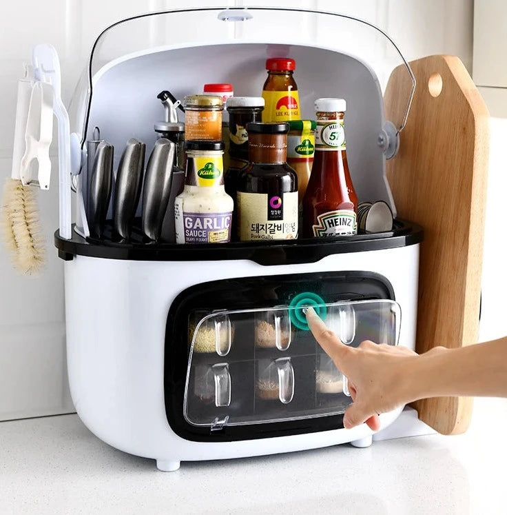 Seasoning Storage Box Knife Holder | Yazijico™