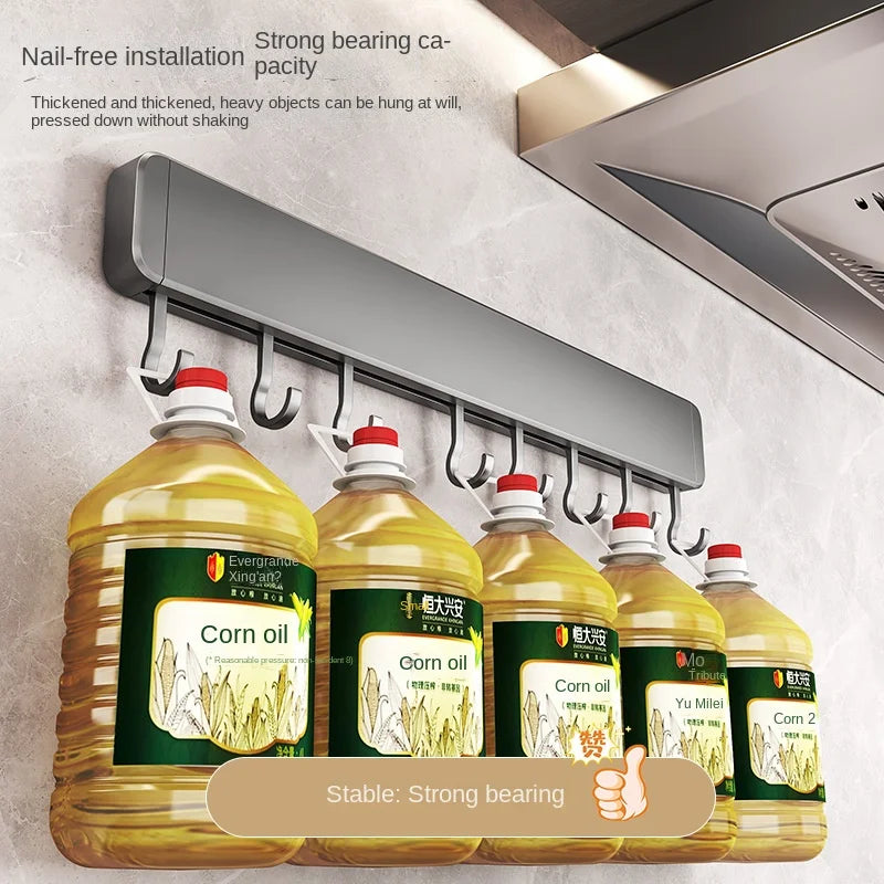 Yazijico™ Kitchen Storage Rack Non-perforated shelves Wall Mounted - Yazijico™