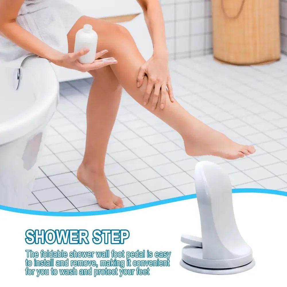 Pedal Wash Feet Bathroom Shower Foot Rest | Yazijico™