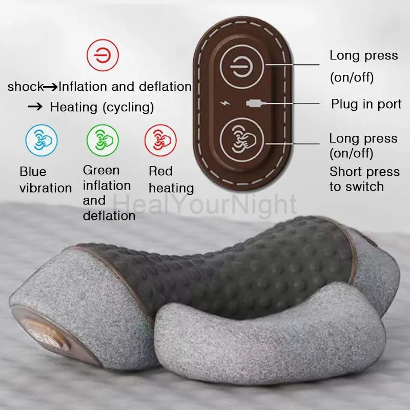 Electric Neck Massage Pillow Heating | Yazijico™