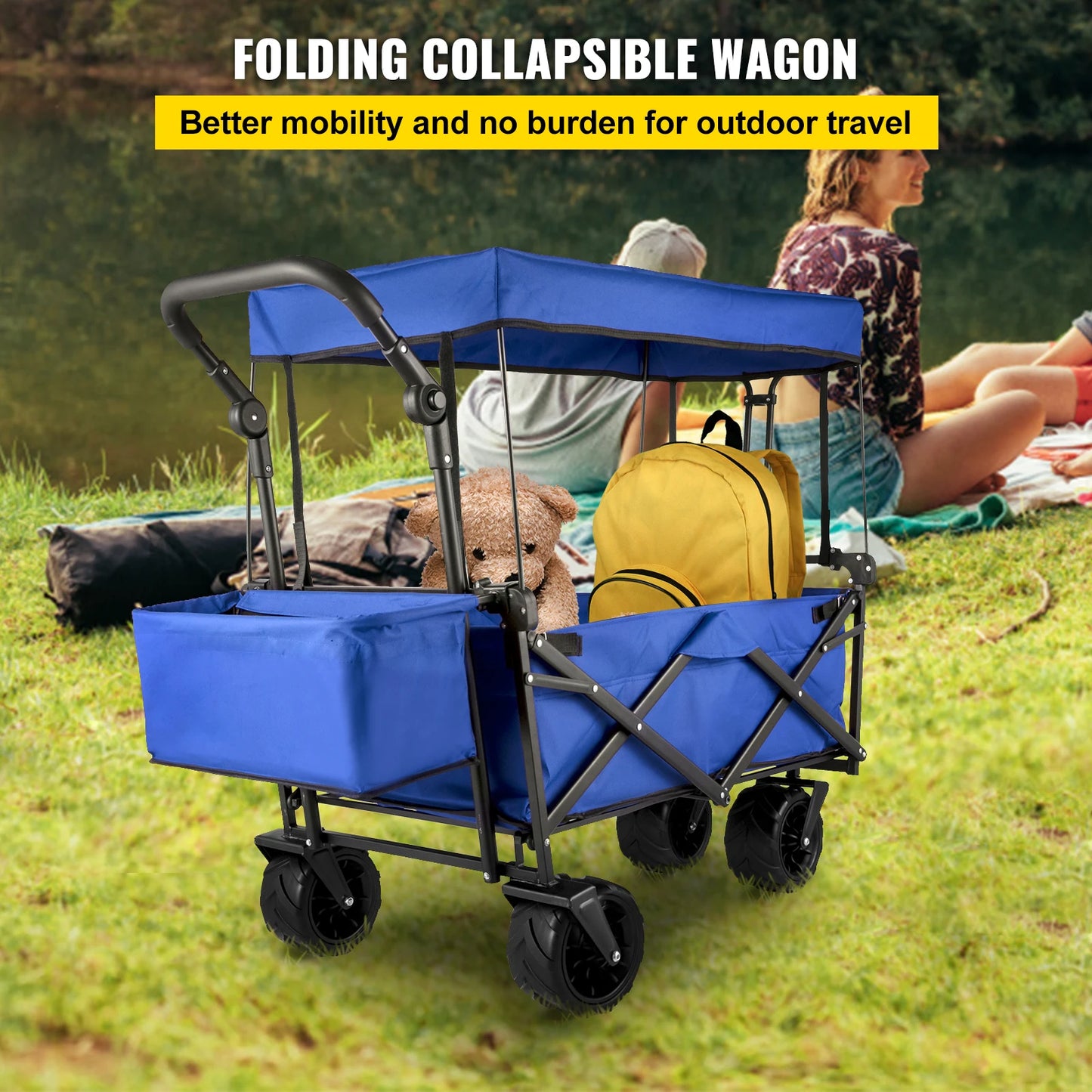 Yazijico™ Folding Wagon Cart Handle Bar - Yazijico™