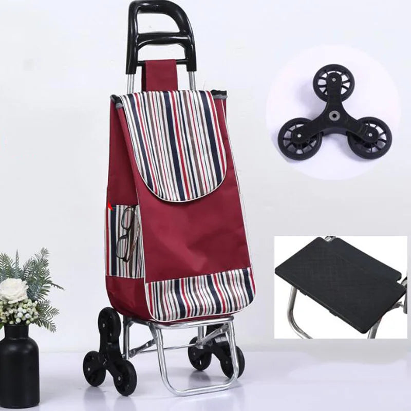 Light Grocery Shopping Trolley  Shopping Cart | Yazijico™
