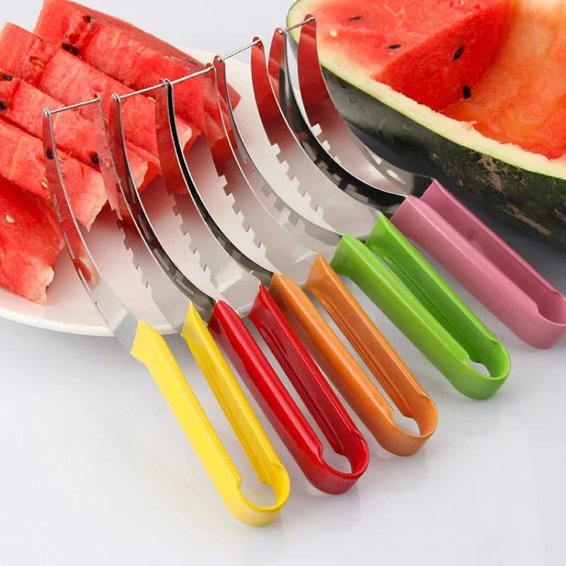 Yazijico™ Stainless Steel Watermelon Slicer Fruits Cutter - Yazijico™