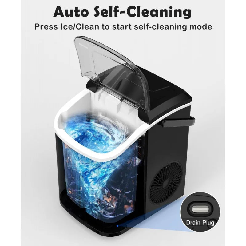 Yazijico™  COWSAR Nugget Ice Maker Countertop - Yazijico™