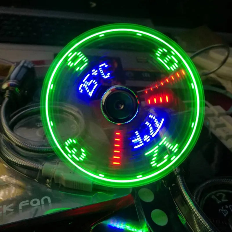 Fans Mini Time And Temperature Display | Yazijico™
