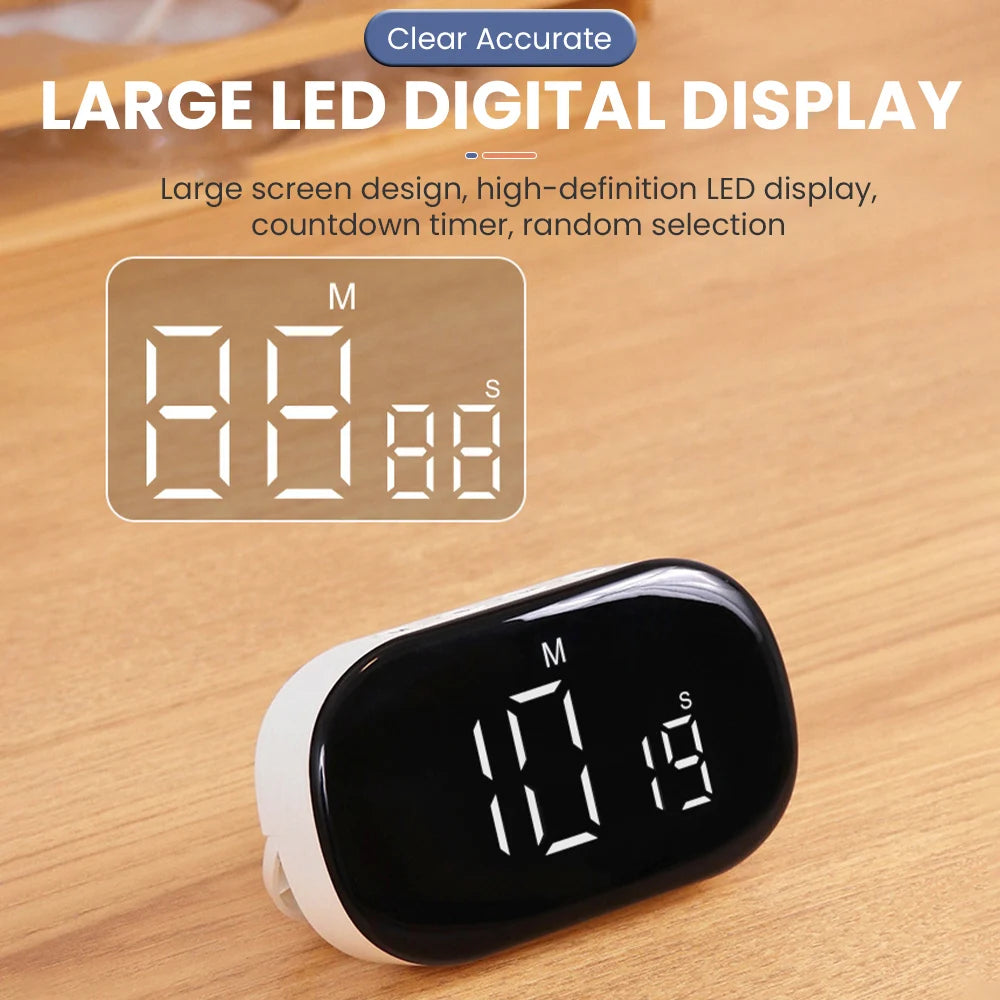 Screen Electronic Kitchen Timer Alarm