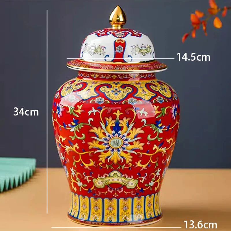 Creative Enamel Colored Ceramic Dinner Plate Set Chinese