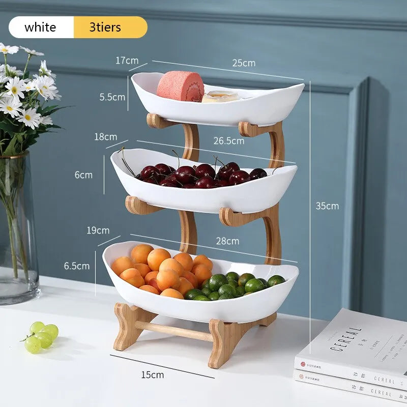 Table Plates Dinnerware Kitchen Fruit Bowl | Yazijico™