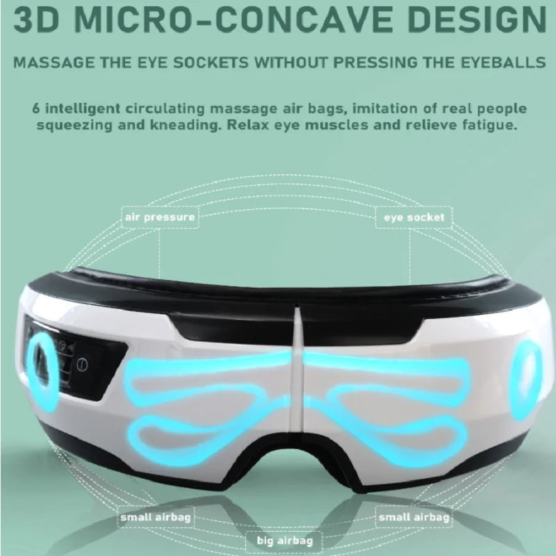 Yazijico™ Eye Massager Vibration Air Pressure Heating - Yazijico™