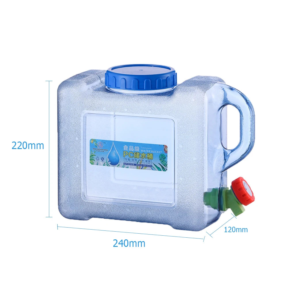 Capacity Outdoor Water Bucket Portable Driving Water | Yazijico™