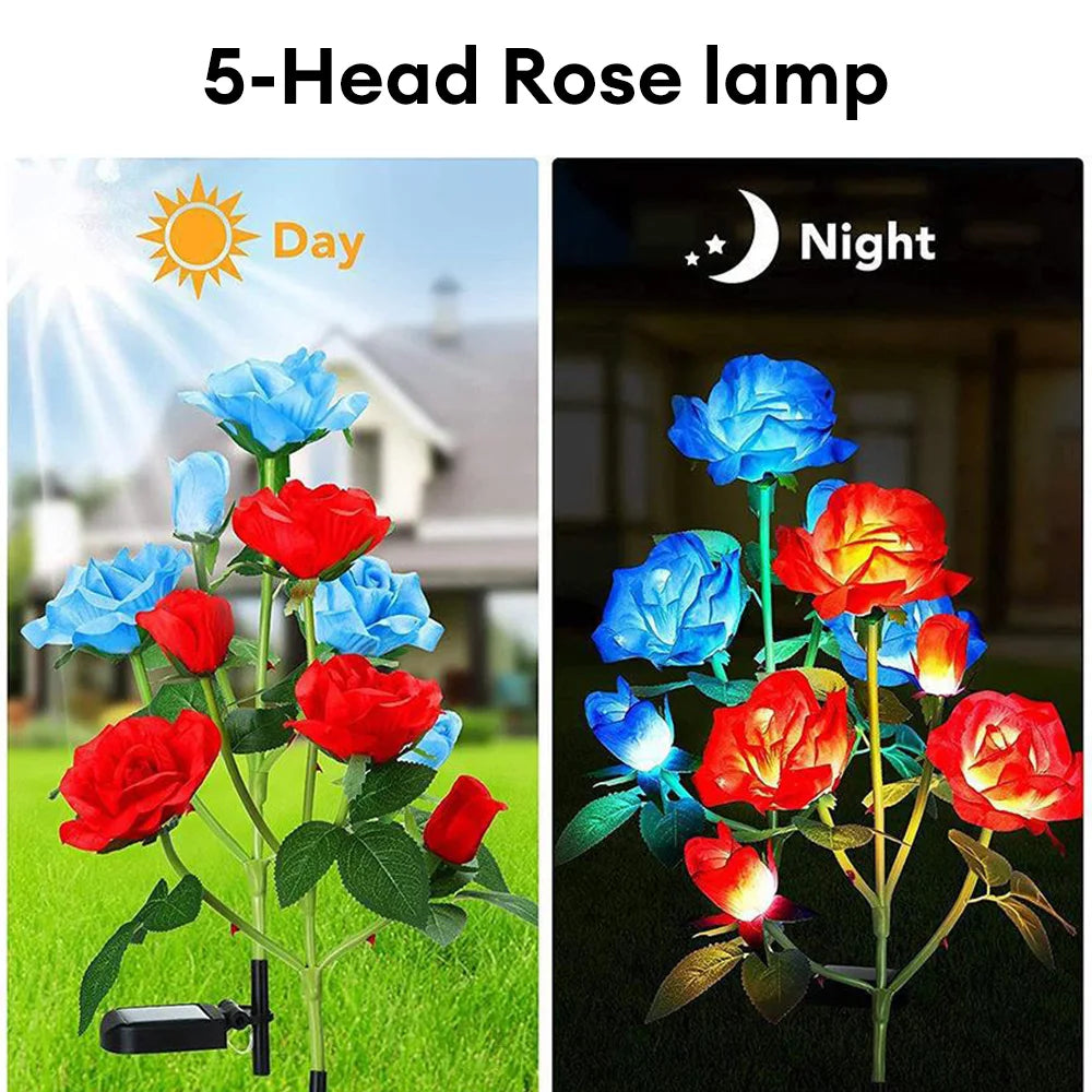 Yazijico™ Heads Solar Lights Outdoor Decorative Solar - Yazijico™