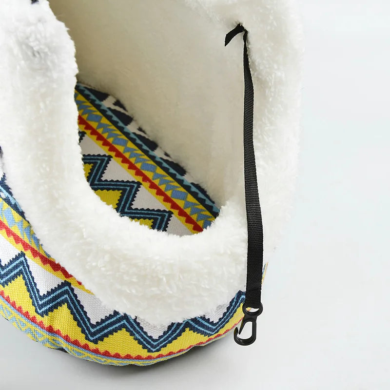 Pet Backpack Carrier Outing Travel Crossbody Portable Bag | Yazijico™