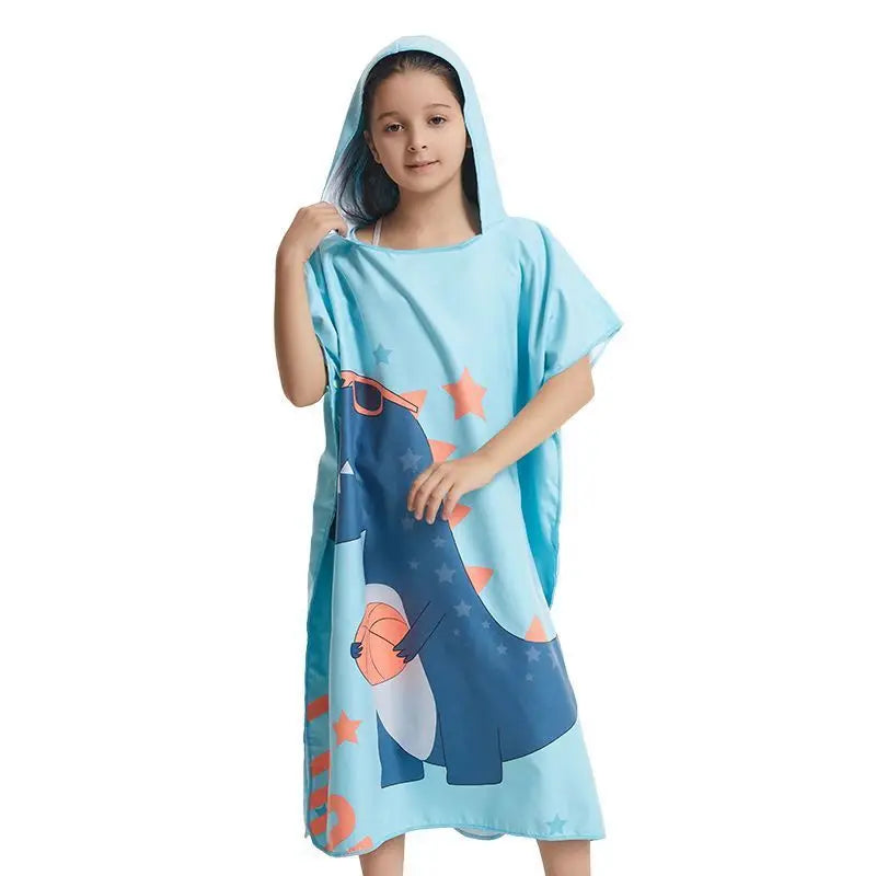 Children's Bath Towel Can Wear Swimming | Yazijico™