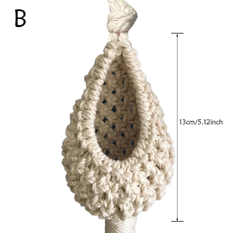 16 Sizes Hanging Hand Woven Basket Kitchen Vegetable | Yazijico™