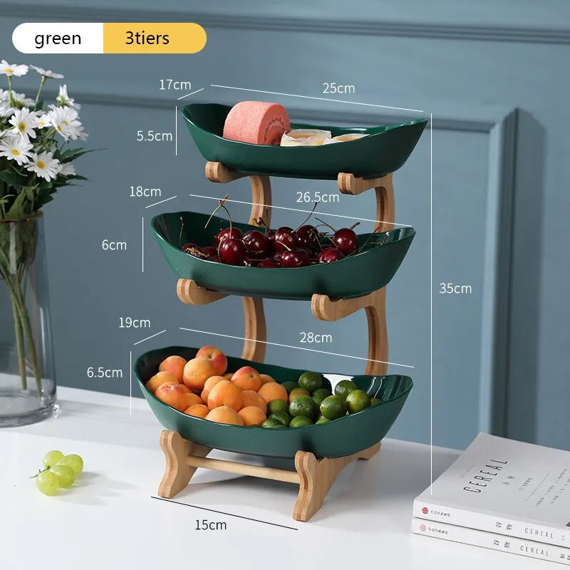 Table Plates Dinnerware Kitchen Fruit Bowl | Yazijico™