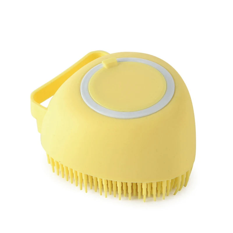 Silicone Dog Cat Shower Brush Pet Shampoo Dispenser| Yazijico™