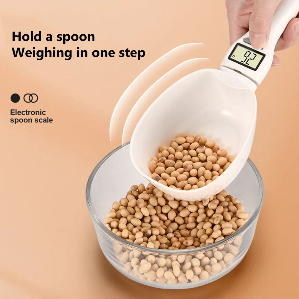 Pet Supplies Display Cat Feeding Bowl Measuring Spoon Pet Food Scale Weighing Spoon Pet Supplies