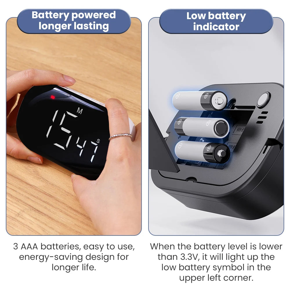 Screen Electronic Kitchen Timer Alarm