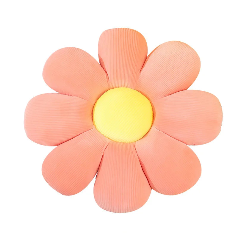 Stuffed Six Petal Flower Cushion Girly Room | Yazijico™