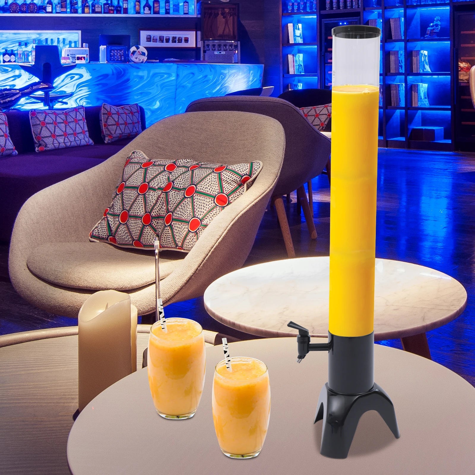 Yazijico™ 3L Beer Tower Dispenser Clear Liquor - Yazijico™