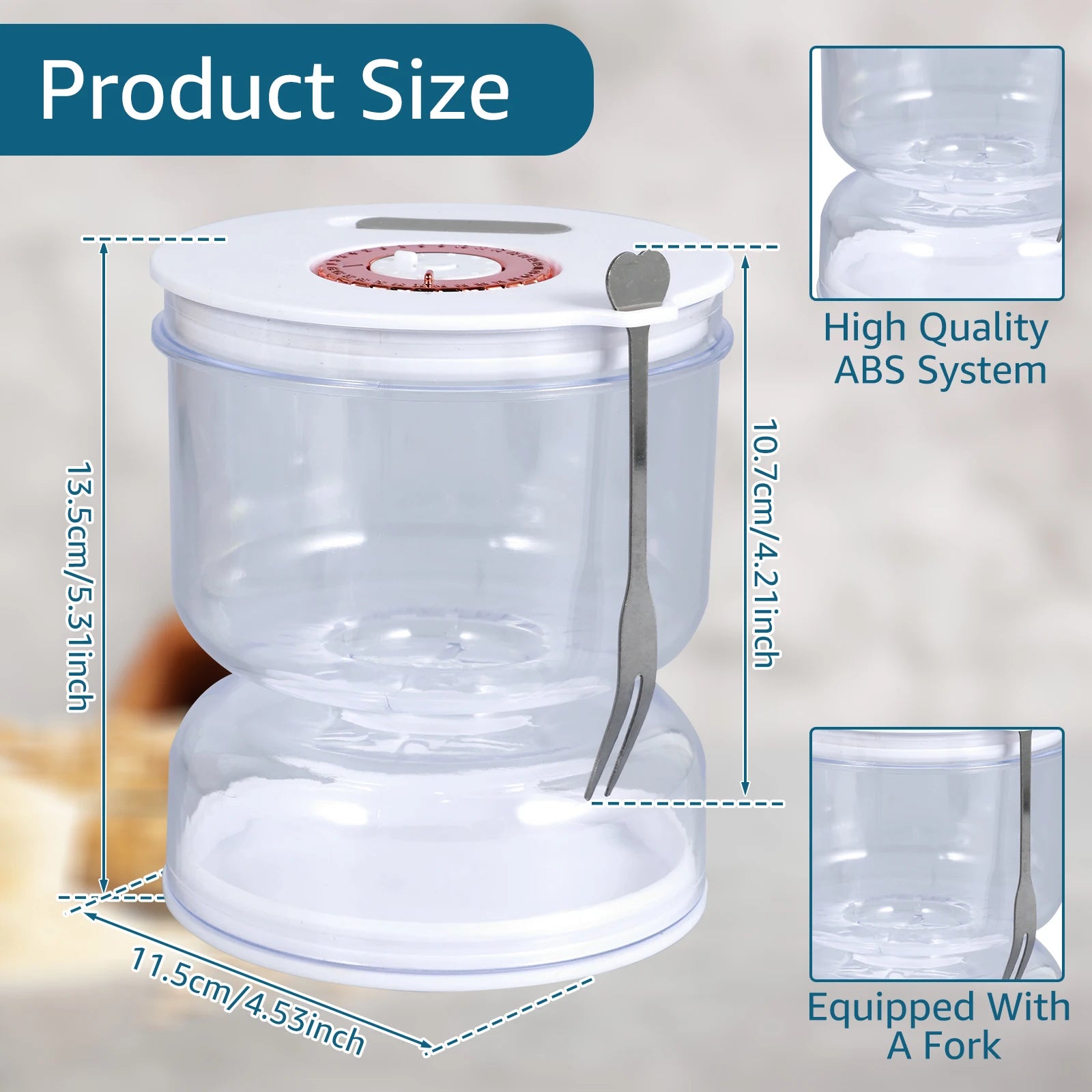 Pickle Olive Container Jar Pickle Juice Wet and Dry  | Yazijico™