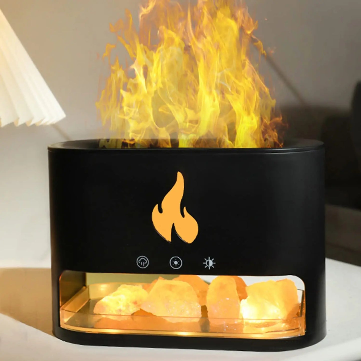Fireplace Flame Crystal Salt Aromatherapy | Yazijico™