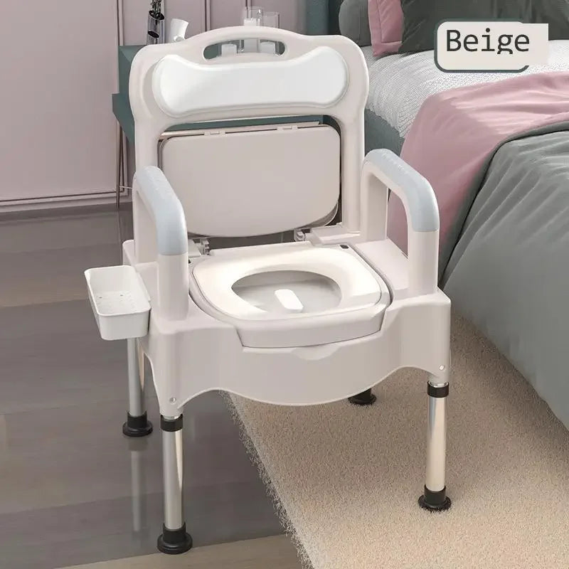 Toilet Stool Multifunctional Elderly Bathroom Chair Lift Adjustment Shower Chair Safe Stable Bathroom Furniture