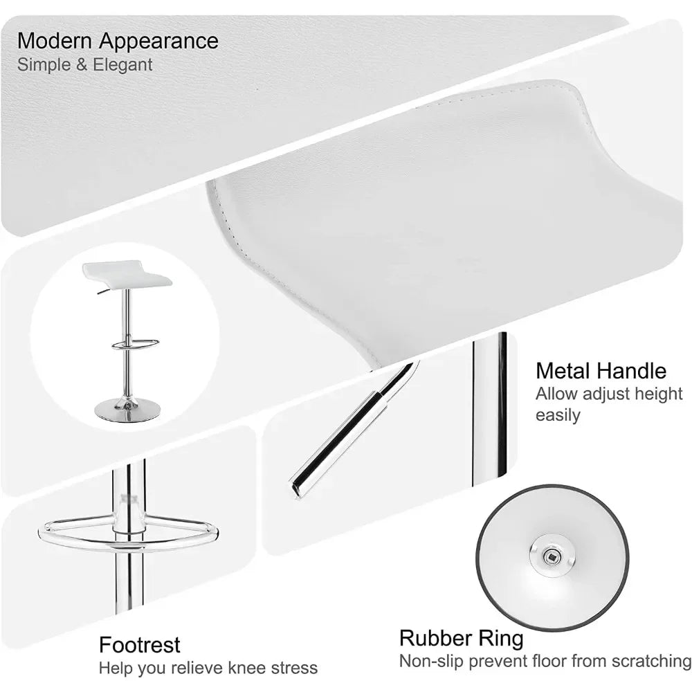 Yazijico™ Bar Chair Set 2 and 4,  Modern Swivel with Adjustable - Yazijico™