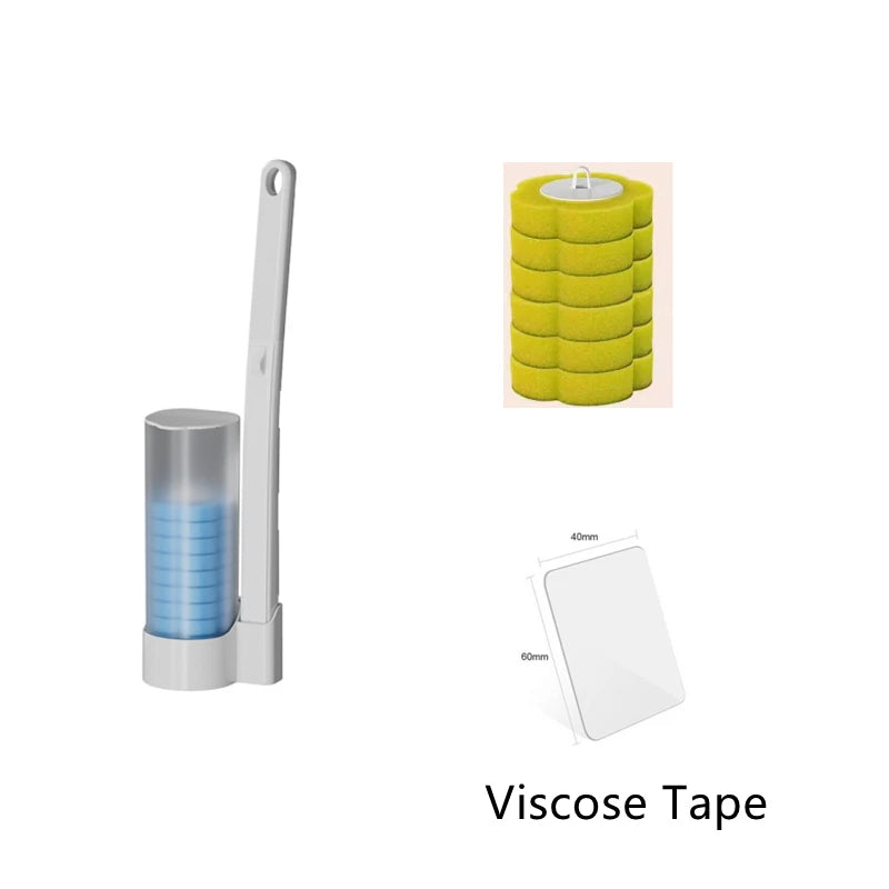Toilet Brush Wall-Mounted Cleaning Tool | Yazijico™