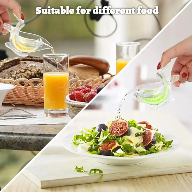 Yazijico™ Mini Manual Juicer Bird Shape Transparent Portable - Yazijico™