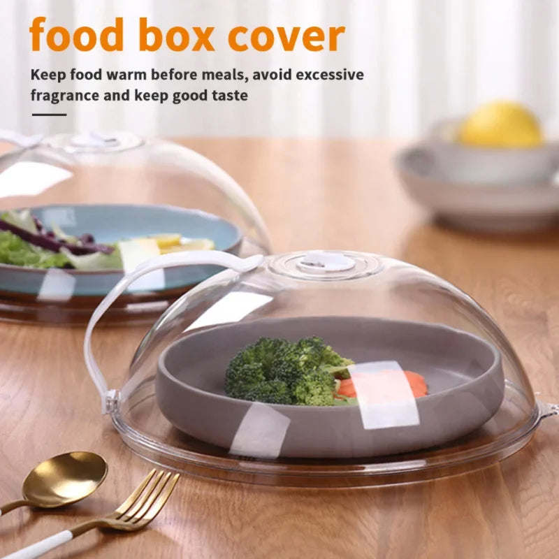 Professional microwave food high-temperature splash-proof cover, heat-resistant fresh-keeping cover for microwave heating cover